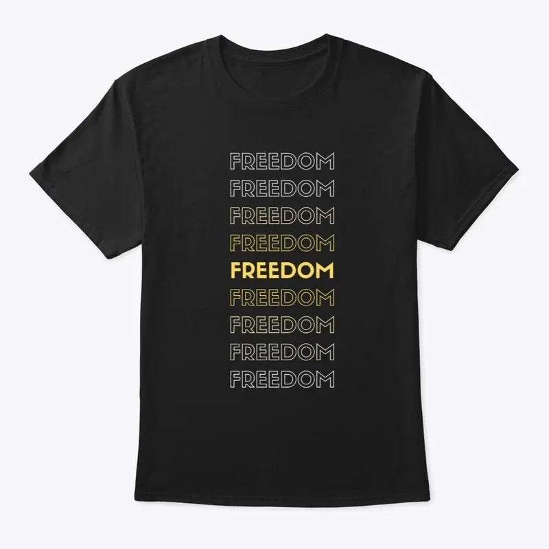 Yellow Freedom tee