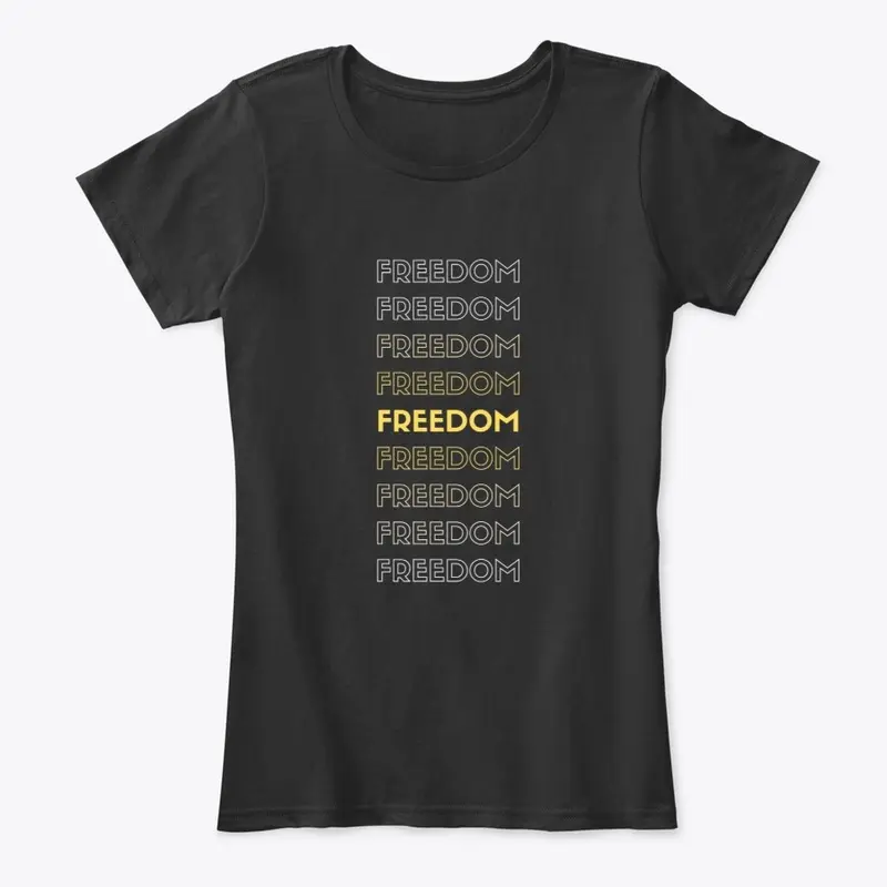 Yellow Freedom tee